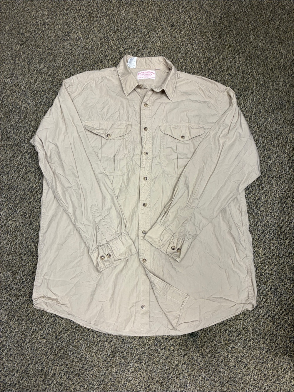 CC Filson Co A Genuine Fulson Garment light weightLong-Sleeve Button-Down Shirt